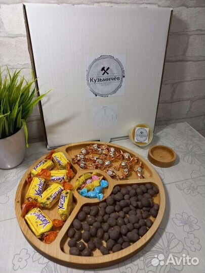 Менажница из дерева