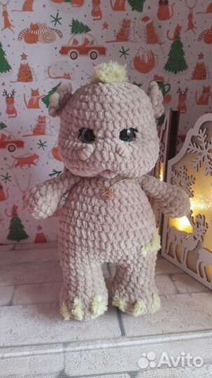 Вязаные игрушки ручной работы дракон