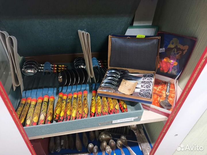 Ложки Вилки Ножи старинные Наборы