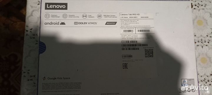 Планшет Lenovo бу рабочий