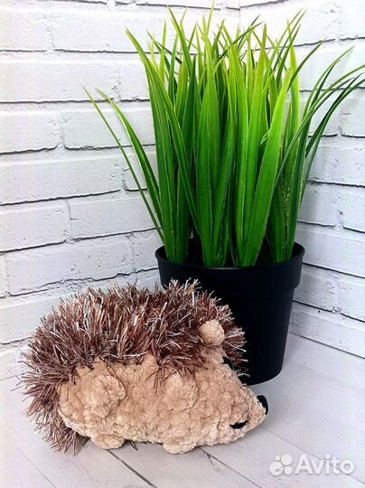 Мягкая игрушка ёжик вязаный ручной работы