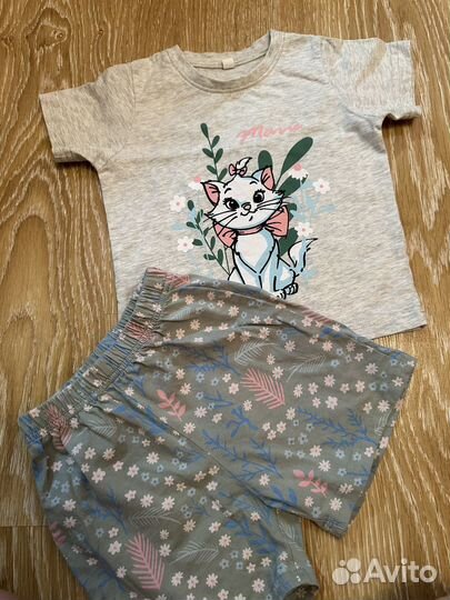 Летний костюм для девочки 92
