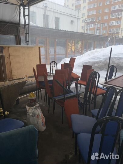 Столы и стулья для кафе бу