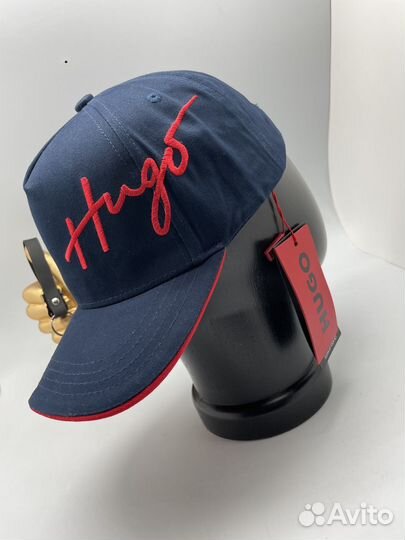 Кепка Hugo boss. Бейсболка мужская синяя