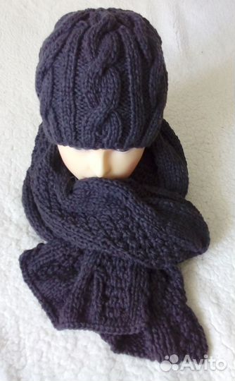 Продаю мужской комплект: Шапка+Шарф