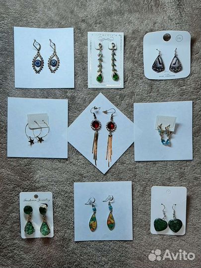 Серёжки бижутерия