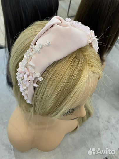 Ободок для волос ручной работы