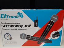 Беспроводной микрофон 2шт. eltronic 10-04