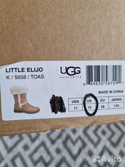 Ugg угги детские 28