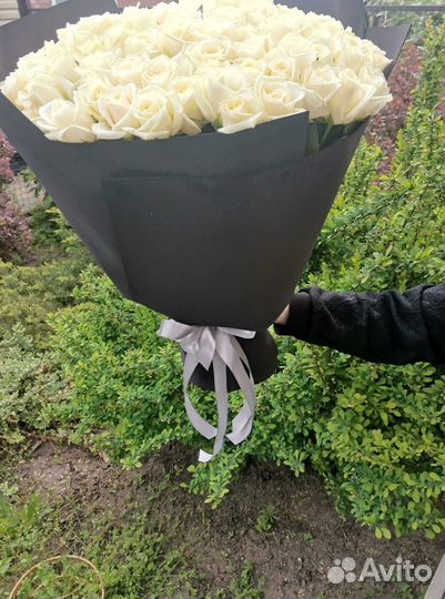 Розы с доставкой, букет роз 101 шт