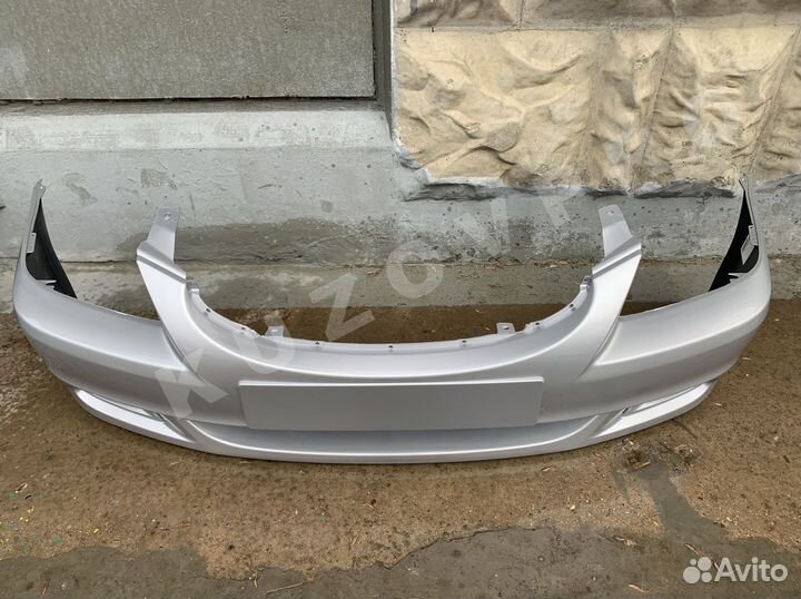Бампер передний серебро Hyundai Accent 2