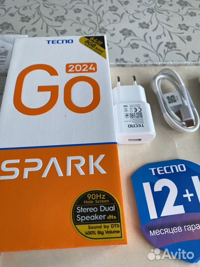 TECNO Spark Go 2024, 4/64 ГБ
