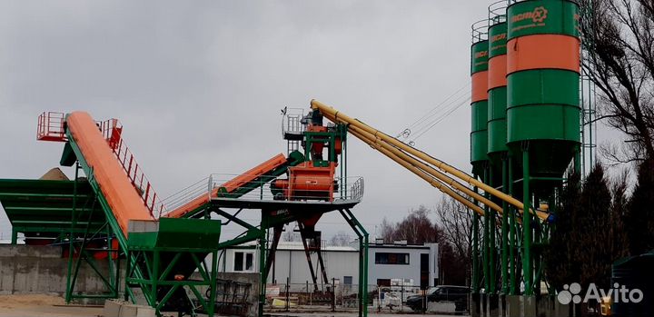 Мобильный бетонный завод