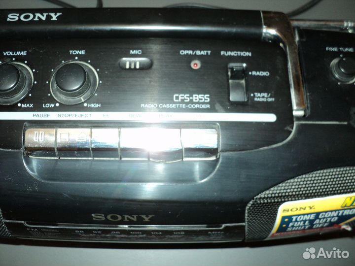 Кассетный магнитофон sony cfs b 5s