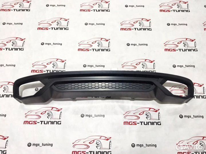 Диффузор на Audi A4 в стиле S4 2015-2019 ABT Стиль