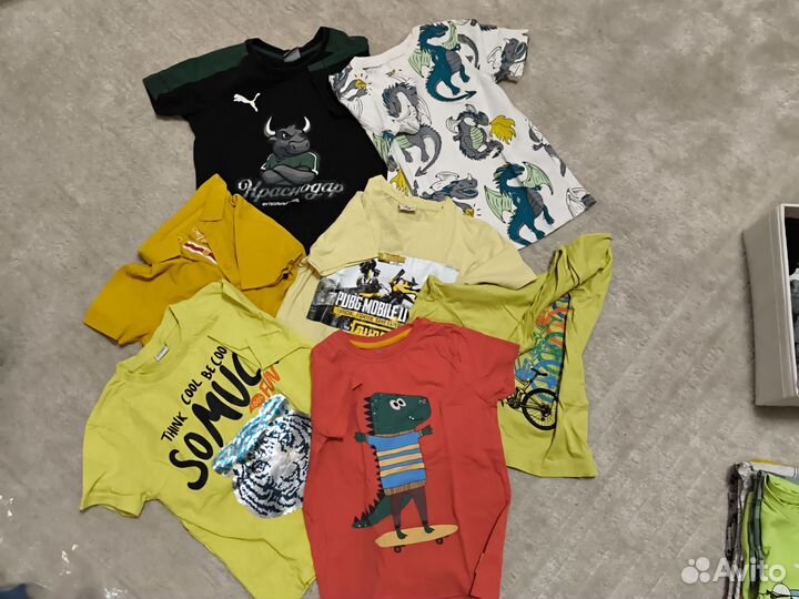 Детские вещи пакетом на мальчика 110 116 см