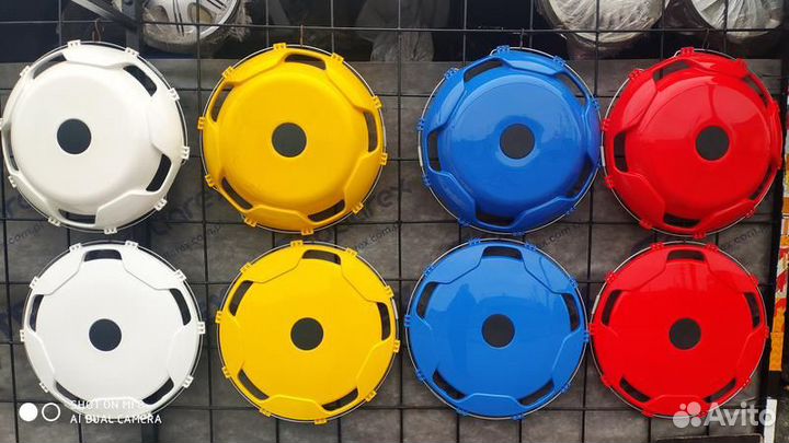 Колпаки на колеса 22.5 цветные поштучно