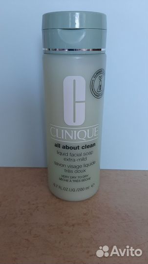 Clinique жидкое мыло для лица
