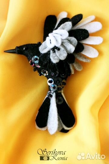Броши ручной работы из фетра