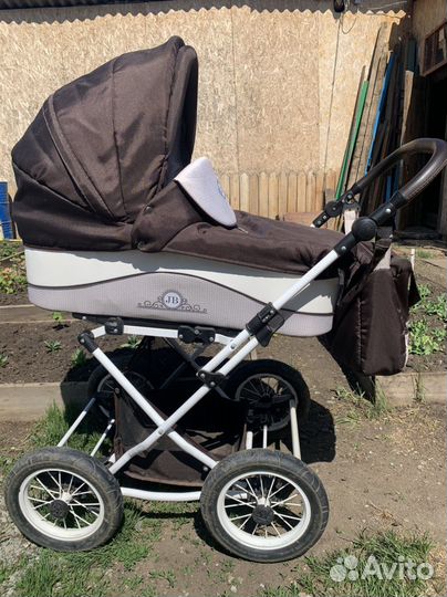 Коляска 2 в 1 эко кожа