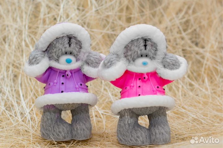 Мишки Тедди. Мыло ручной работы