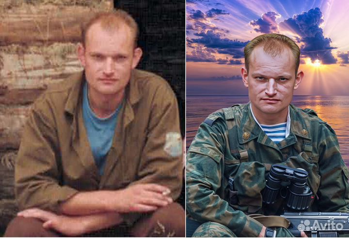 Ретушь фотографий на памятник,реставрация,цвет