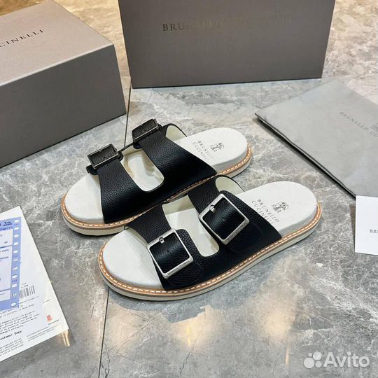 Шлепанцы мужские brunello cucinelli