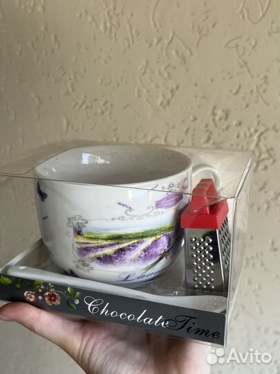 Чашка - набор для горячего шоколада