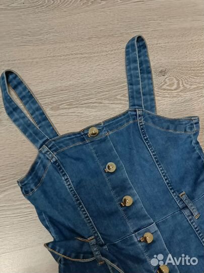 Джинсовый сарафан