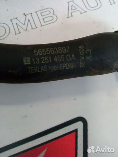 Патрубок отопителя Опель Астра J