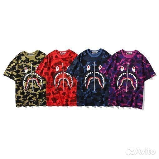 Футболка Bape синяя