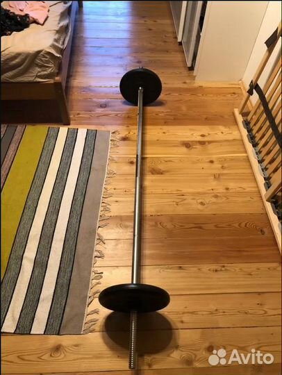Гриф для штанги MB barbell 150 см, диаметр 26мм