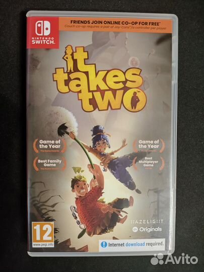 Картридж для nintendo - it takes two