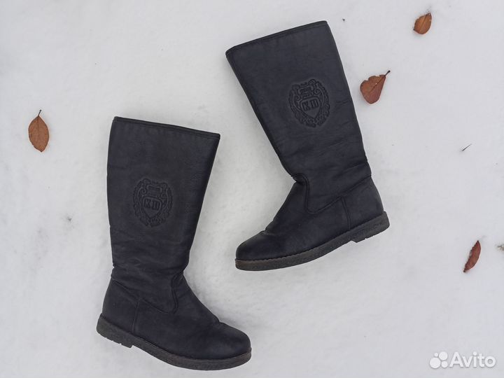 Зимние сапоги 35 черные женские