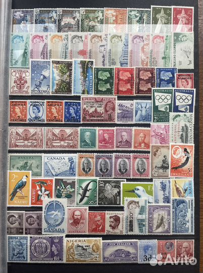 Английские колонии почтовые марки