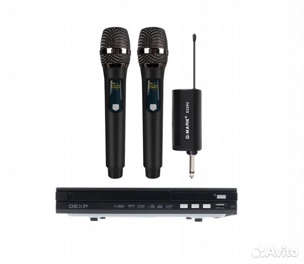 Караоке комплект home 3 с двумя радиомикрофонами