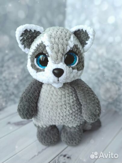 Вязаная игрушка Лисёнок/Енот. Ручная работа