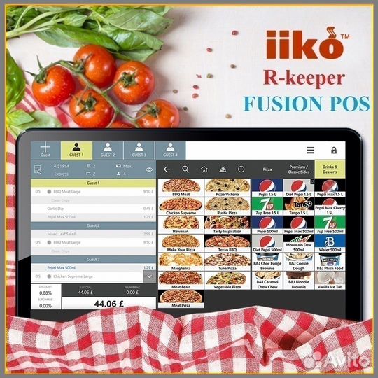 Готовый комплект оборудования для пекарни iiko7 ke