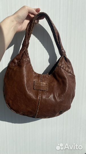 Philosophy di alberta ferretti сумка хобо из кожи