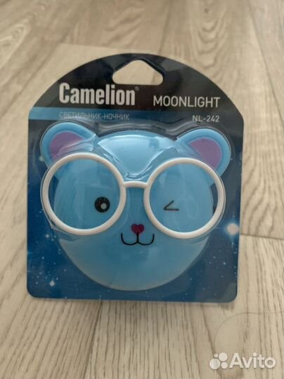 Светильник ночник детский Camelion Moonlight