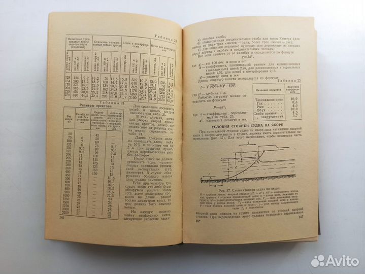 Справочник штурмана речного флота 1960 года, RRR