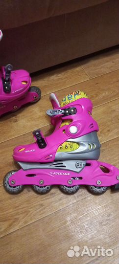 Роликовые коньки детские раздвижные