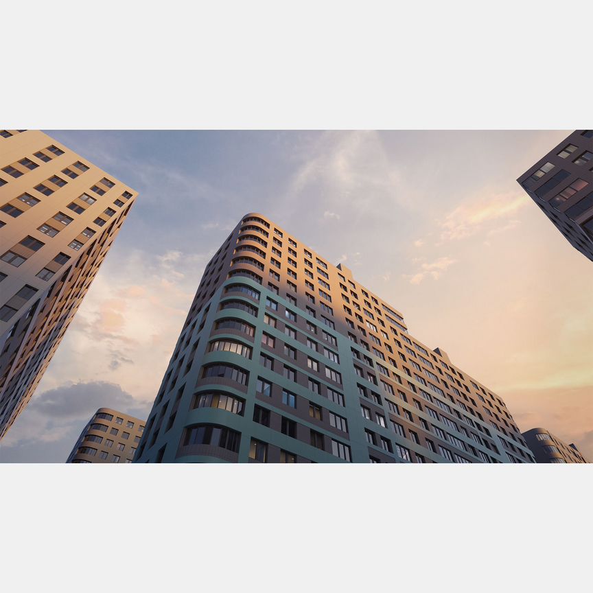 2-к. квартира, 53,9 м², 17/17 эт.