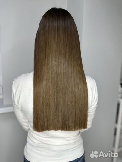 Кератиновое выпрямление волос