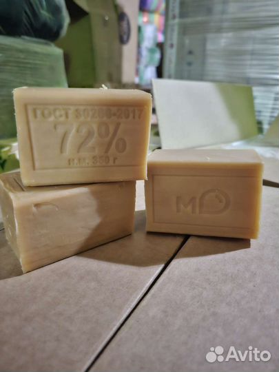 Мыло хозяйственное 350 гр, 72 гост