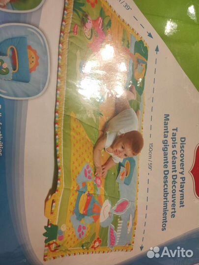 Развивающий коврик tiny love бу