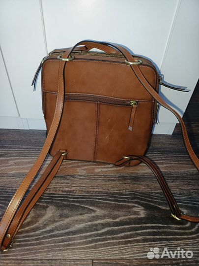 Сумка рюкзак женский натуральная кожа