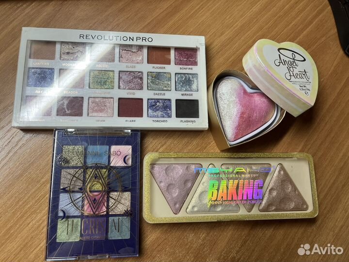 Палетки теней, хайлайтеры