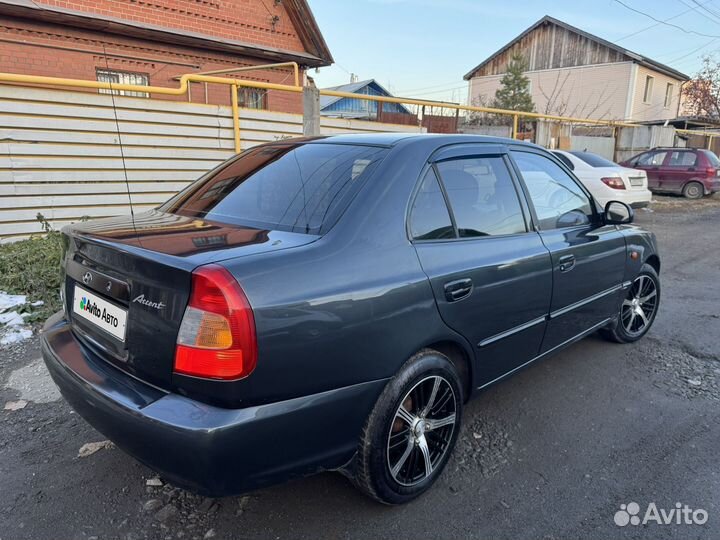 Hyundai Accent 1.5 AT, 2008, 212 430 км