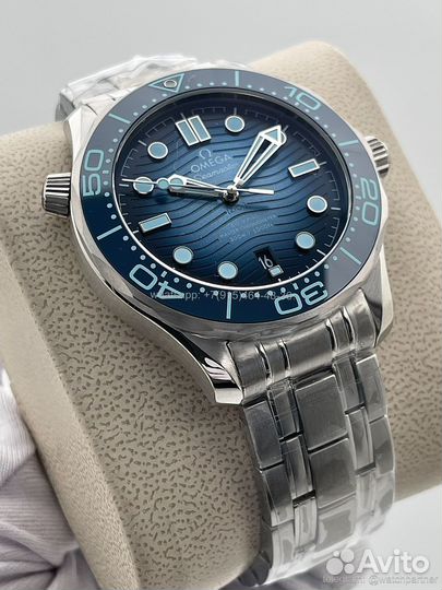 Часы omega seamaster 300m diver summer blue